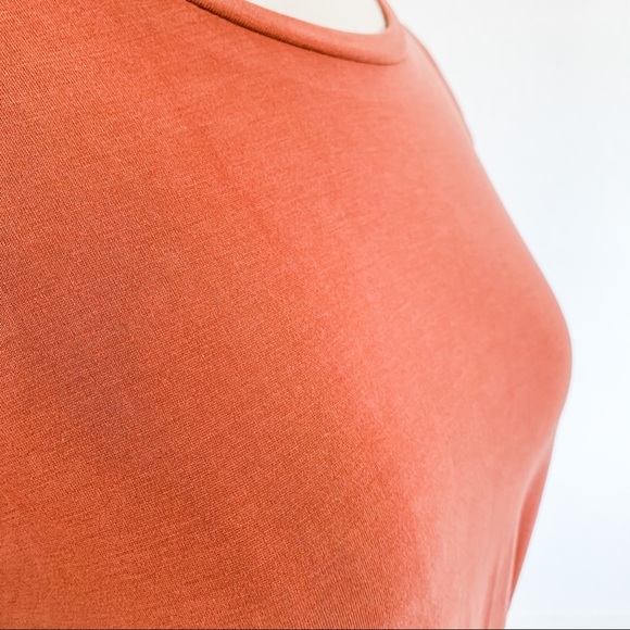 AMERICAN APPAREL - Long Sleeve Top - Burnt Orange - Picture 9 of 11